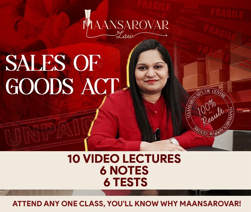 SALE OF GOODS ACT - MLC Image